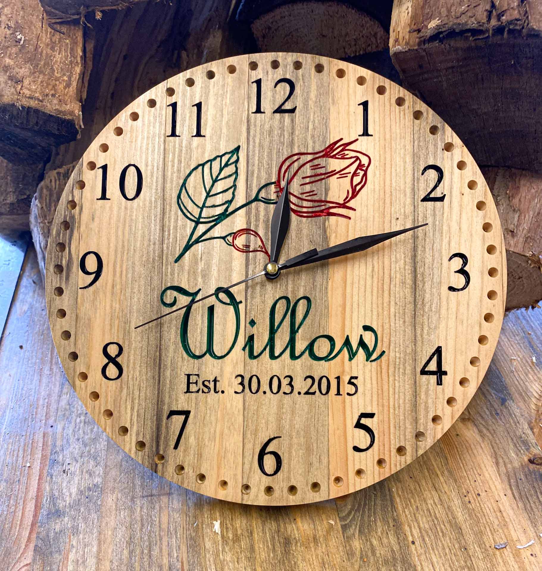 Custom Clock 240mm