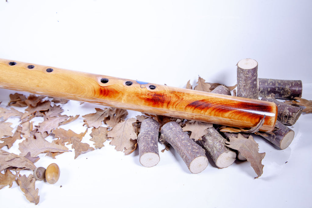 Handcrafted (Blue River) Native American Style Flute in the Key of low D 432Hz