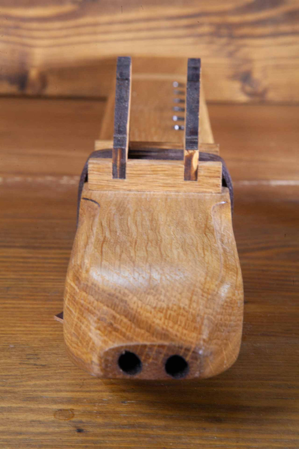 Handcrafted Oak & Ash Drone Flute in the Key of G 432Hz