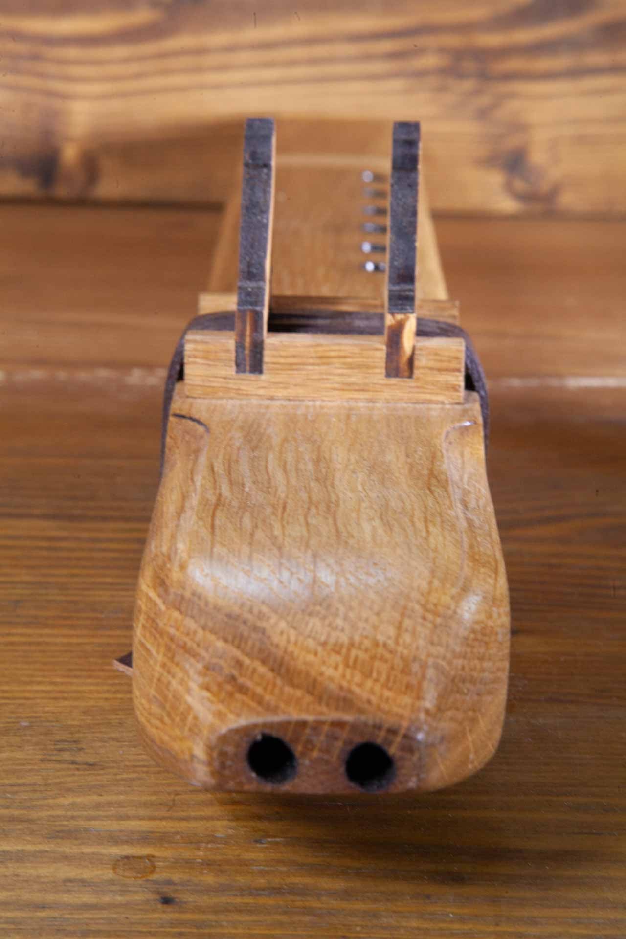 Handcrafted Oak & Ash Drone Flute in the Key of G 432Hz