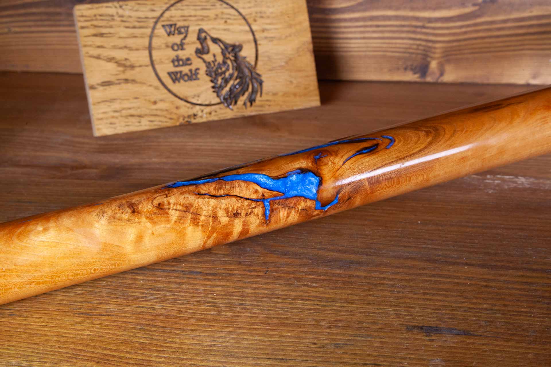 Handcrafted (Blue River) Native American Style Flute in the Key of low D 432Hz