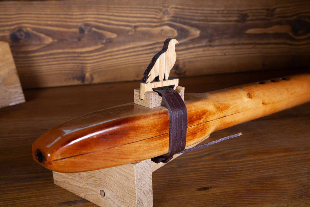 Handcrafted (Blue River) Native American Style Flute in the Key of low D 432Hz