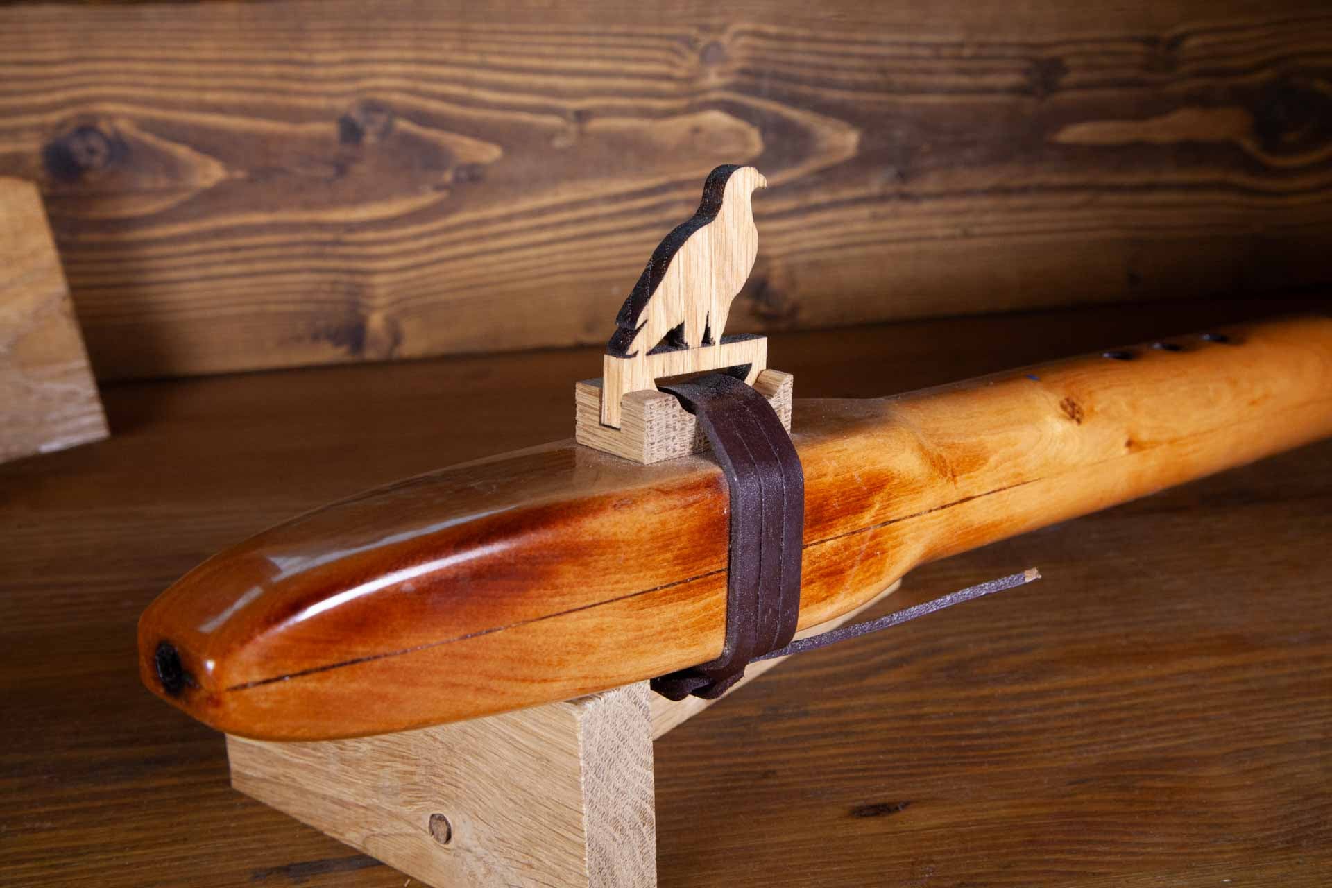 Handcrafted (Blue River) Native American Style Flute in the Key of low D 432Hz