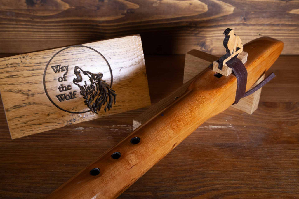 Handcrafted (Blue River) Native American Style Flute in the Key of low D 432Hz