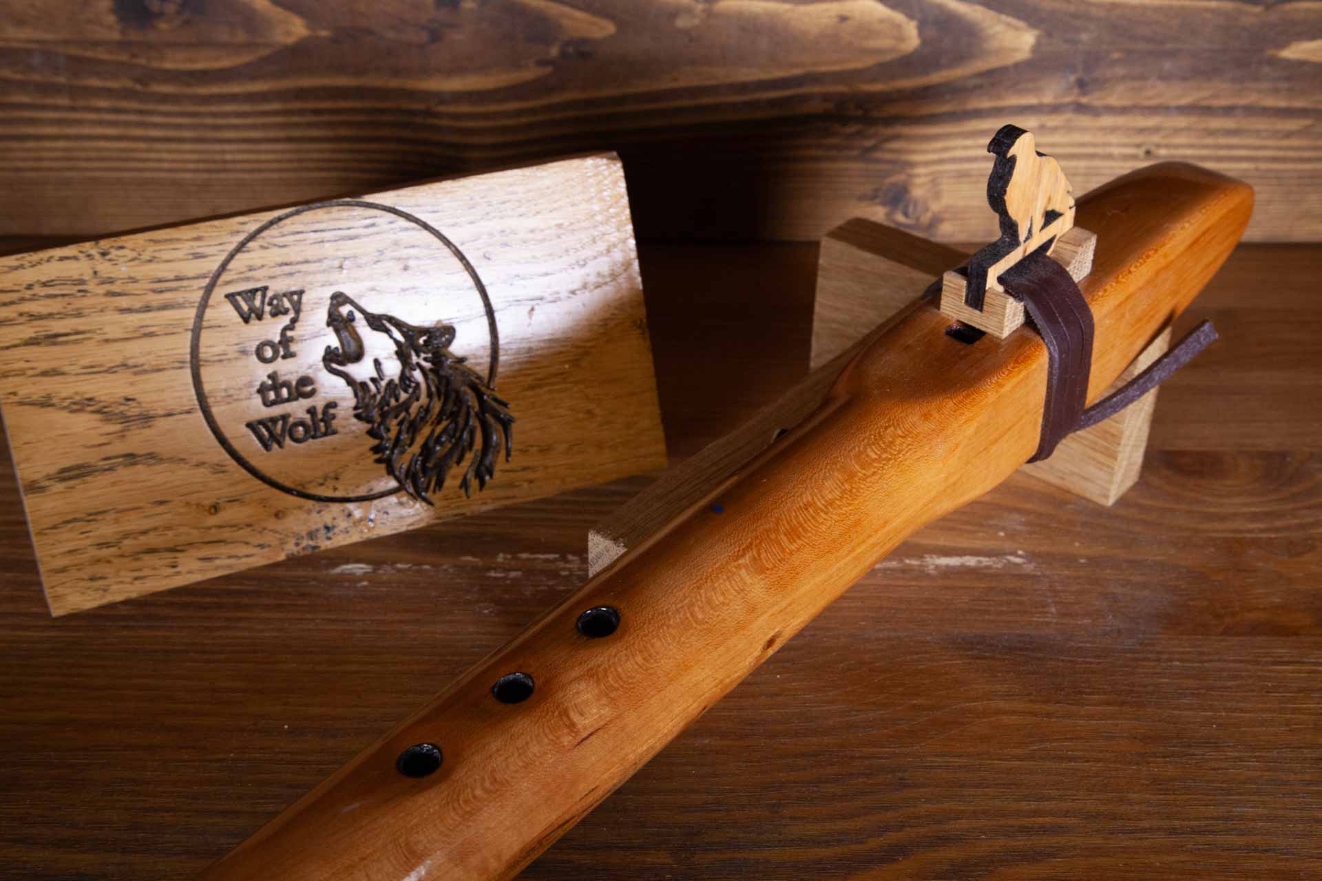 Handcrafted (Blue River) Native American Style Flute in the Key of low D 432Hz