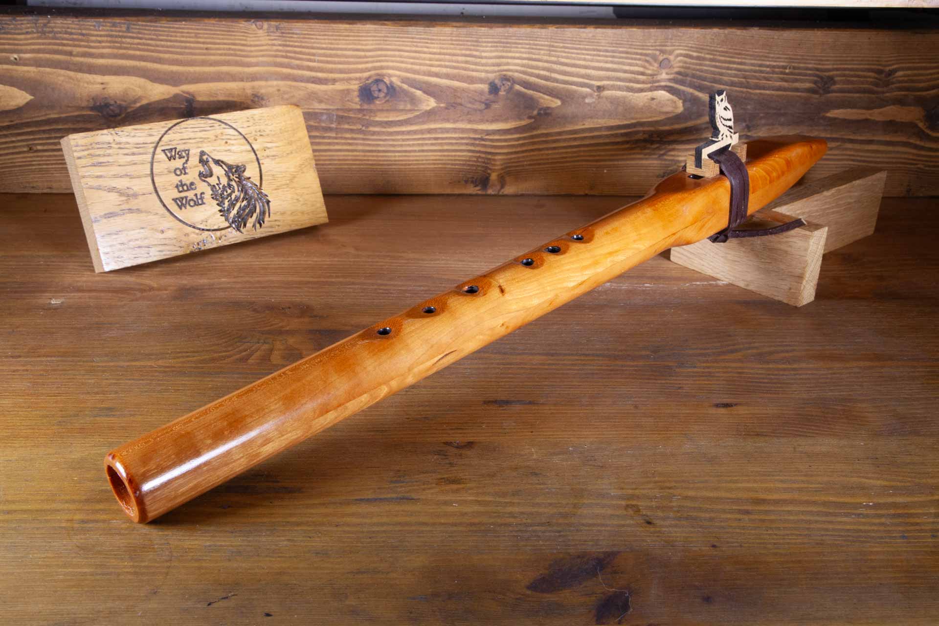 Cherry, Native American style Flute in the key of E