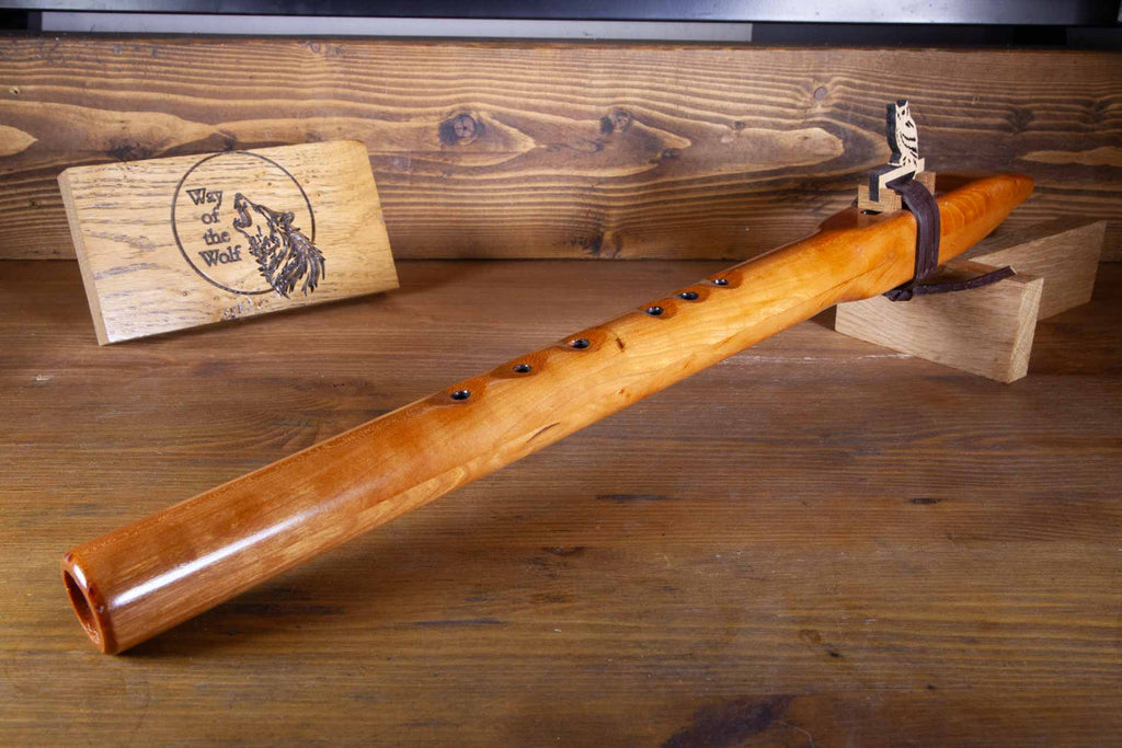 Cherry, Native American style Flute in the key of E