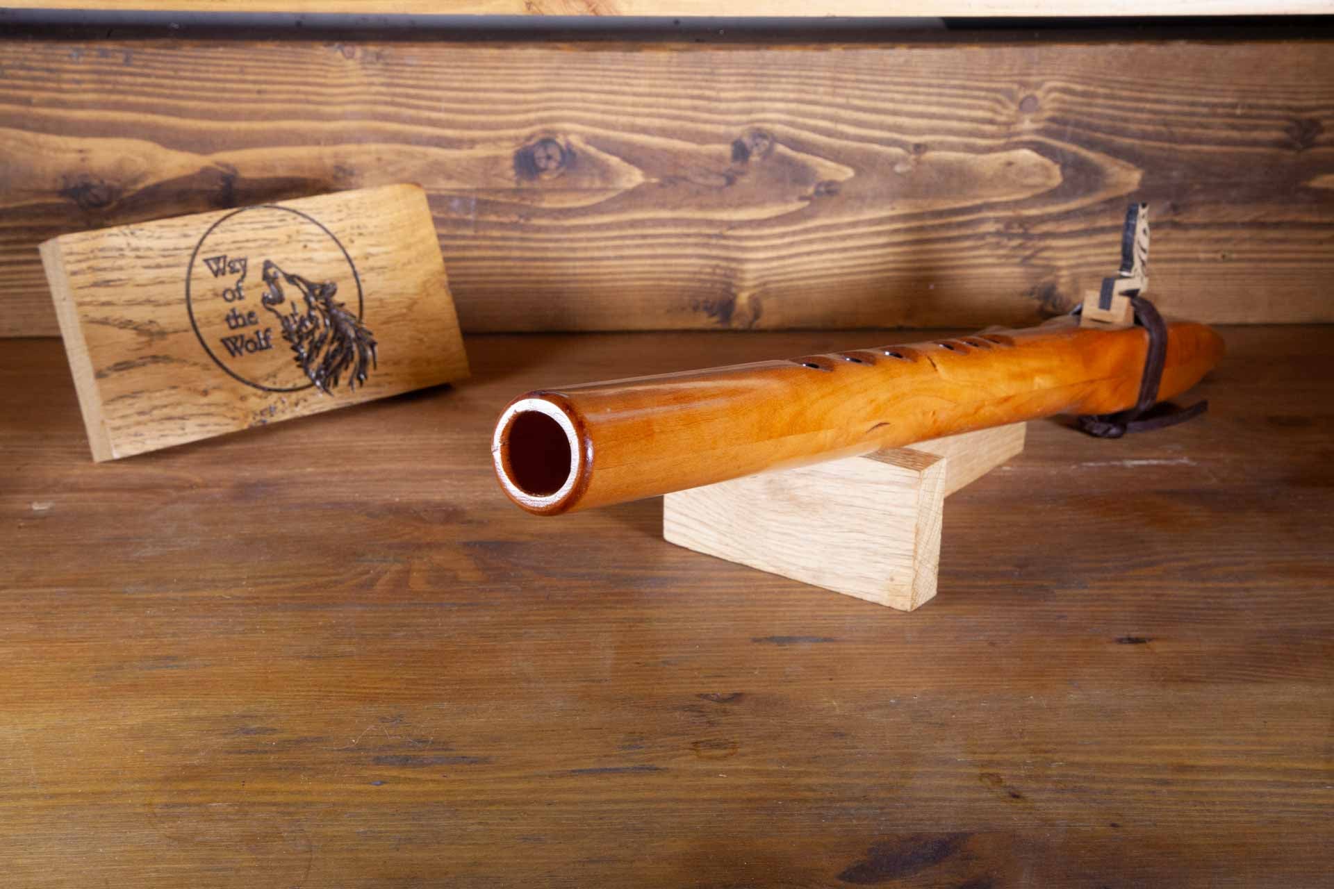 Cherry, Native American style Flute in the key of E
