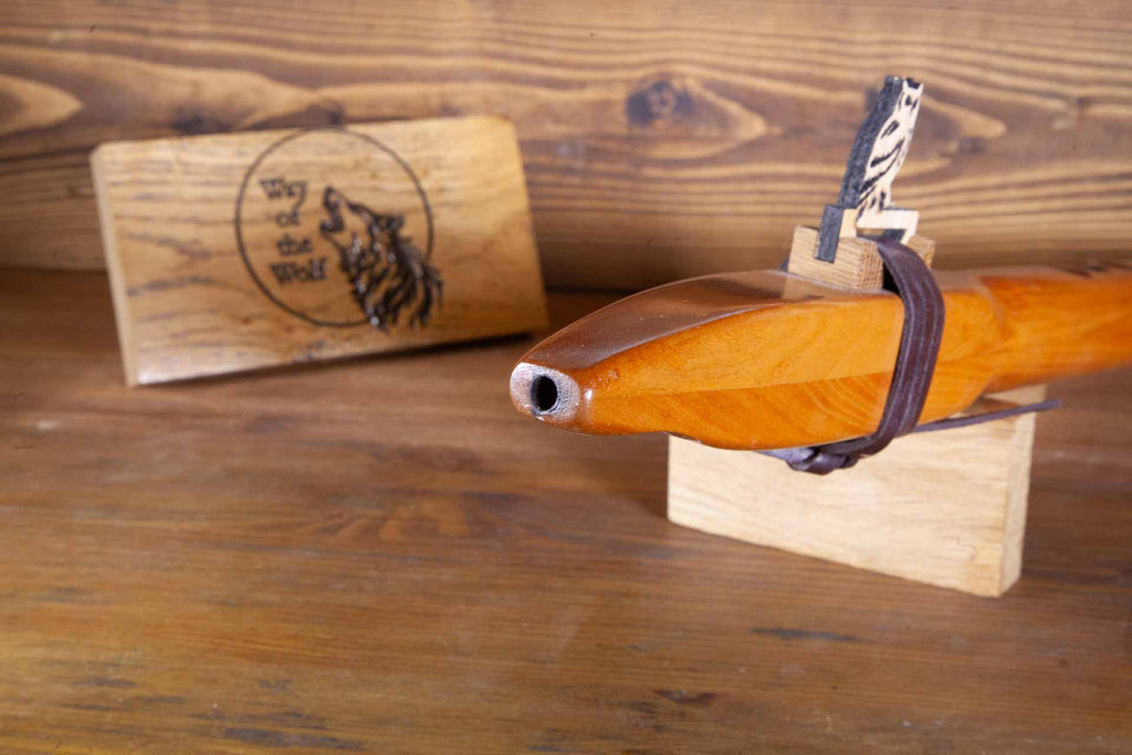 Cherry, Native American style Flute in the key of E