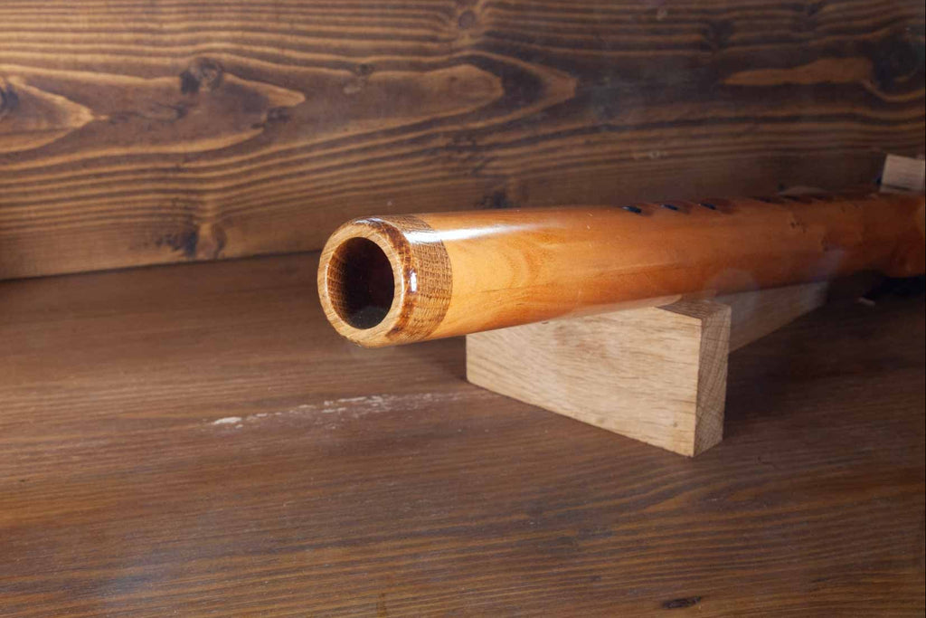 Cherry Native American Style Flute in the Key of F#
