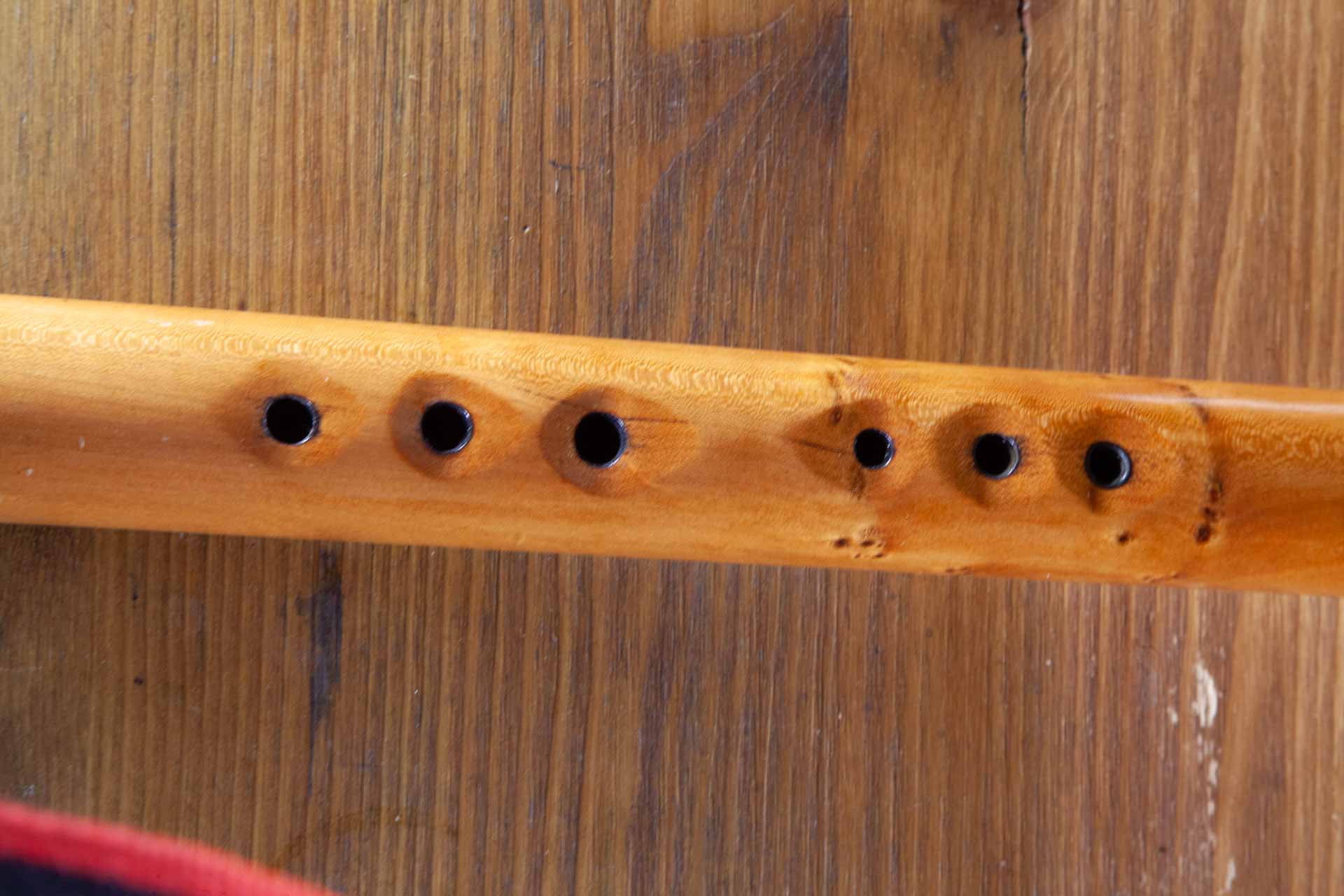 Cherry Native American Style Flute in the Key of F#
